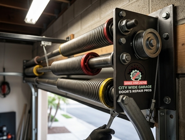 Garage Door Spring Replacement Cost in Los Angeles